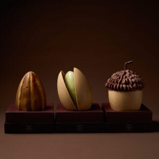 HUEVOS COLECCION FRUTOS SECOS: ALMENDRA, PISTACHO Y AVELLANA